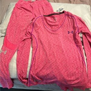 NEW Hot Pink Under Armour Set
